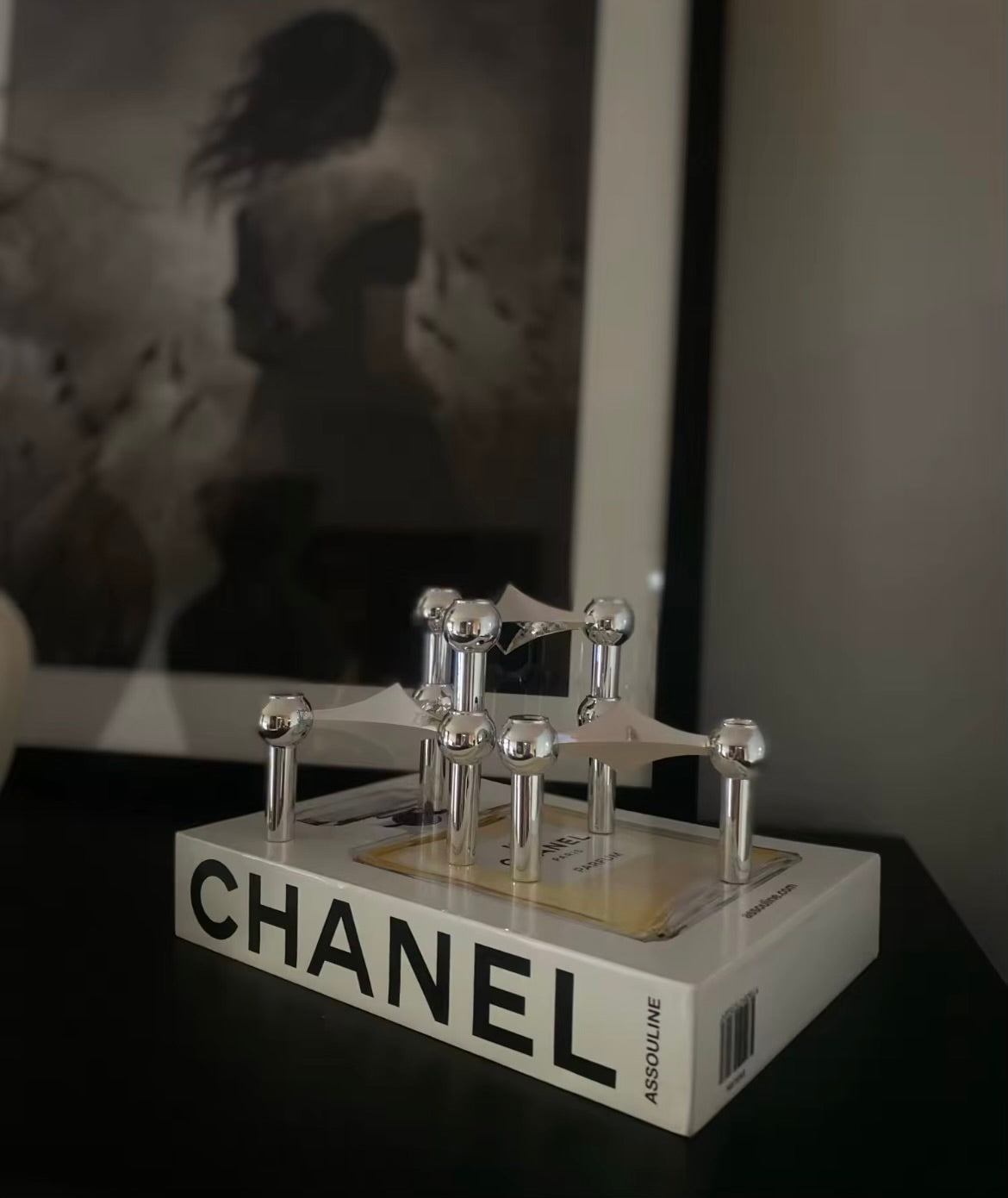 Modular Chrome Candle Holders - Mid-Century - Modern Style